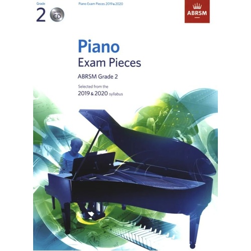 ABRSM Piano Exam Pieces 2019-2020 Grade 2 Book with CD