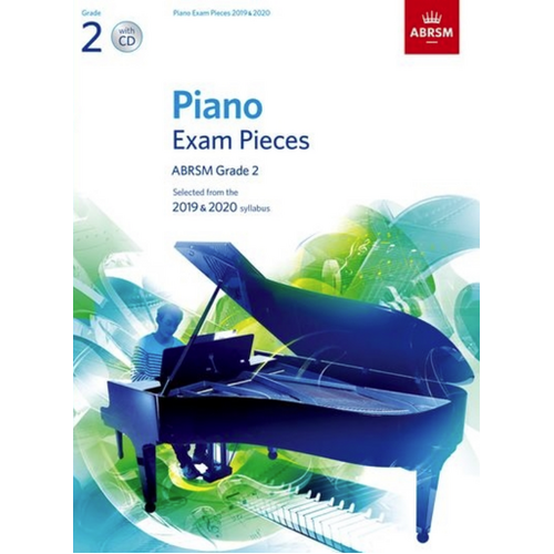 ABRSM Piano Exam Pieces Grade 2 2019-2020 Book with CD