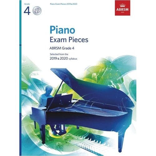 ABRSM Piano Exam Pieces 2019-2020 Grade 4 Book with CD