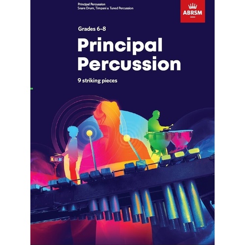 ABRSM Principal Percussion Grades 6-8 Sheet Music - 9781786012975