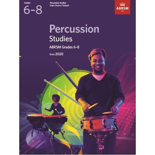 ABRSM Percussion Studies Grades 6-8 Book for Snare Drum and Timpani