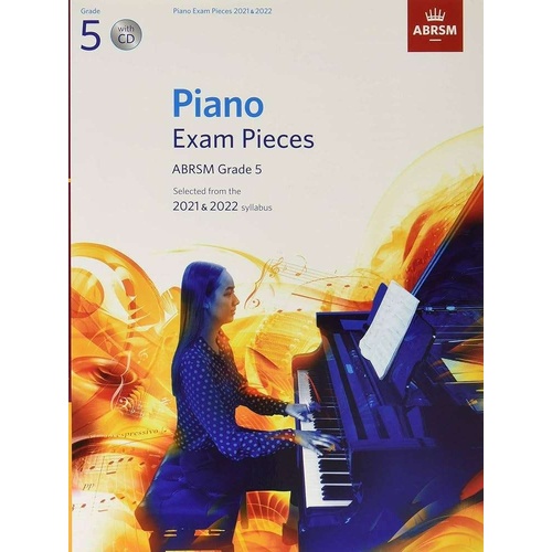 Piano Exam Pieces 2021-2022 ABRSM Grade 5 Book with CD