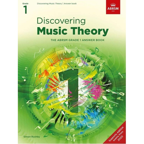 ABRSM Discovering Music Theory Grade 1 Workbook and Answers