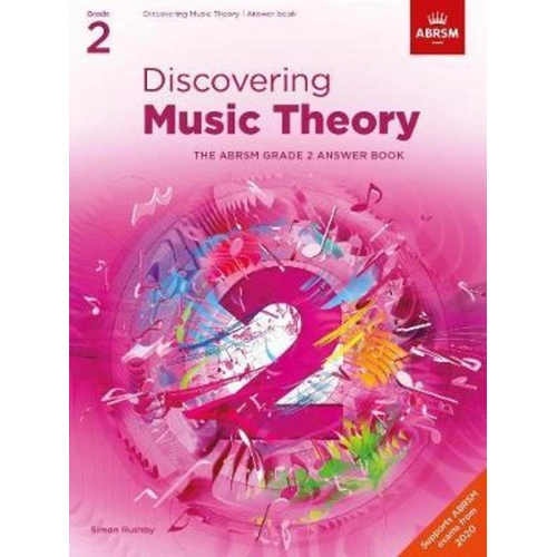 ABRSM Discovering Music Theory Grade 2 Answers Workbook