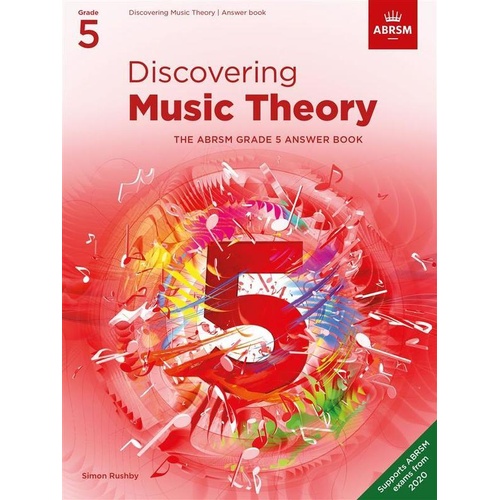 ABRSM Discovering Music Theory Grade 5 Answers Workbook