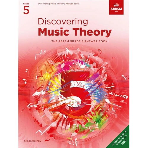 ABRSM Discovering Music Theory Grade 5 Answers Workbook