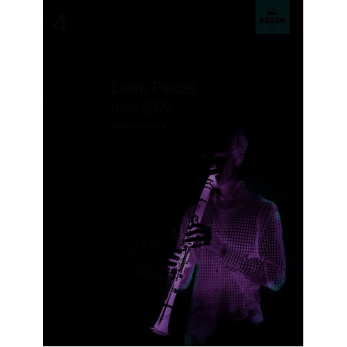 Clarinet Exam Pieces 2022 ABRSM Grade 4 Book