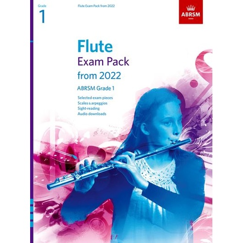 ABRSM Flute Exam Pack 2022 Grade 1 with Pieces, Scales, Sight-Reading, and Audio Downloads