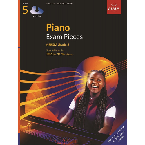 ABRSM Piano Exam Pieces Grade 5 2023-2024 Book with Audio Download Code