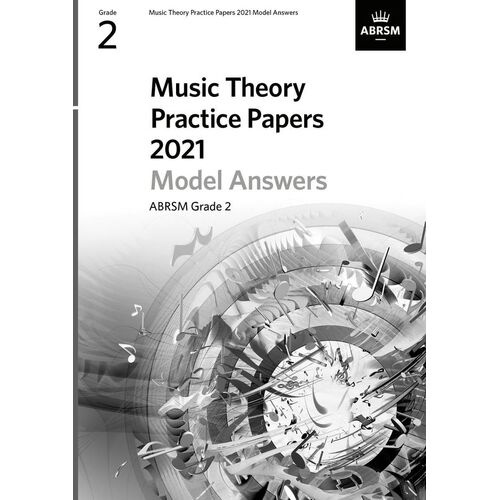 Music Theory Practice Papers 2021 Answers ABRSM Grade 2 Softcover Book