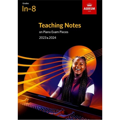 ABRSM Teaching Notes On Piano Exam Pieces 2023 & 2024 Softcover Book (Piano)