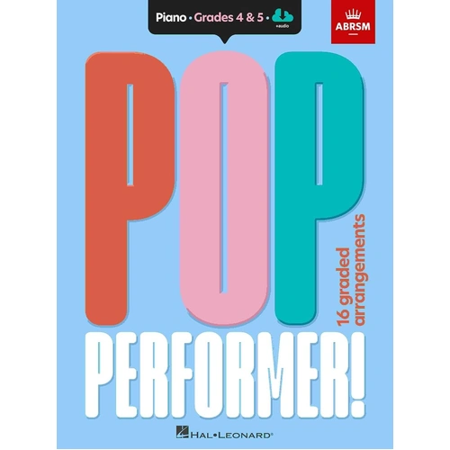 ABRSM Pop Performer! Piano Grade 4-5 Book with Audio Access