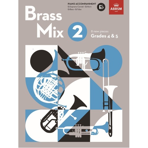 Brass Mix Book 2 - Eb Flat Piano Accompaniment for Horn