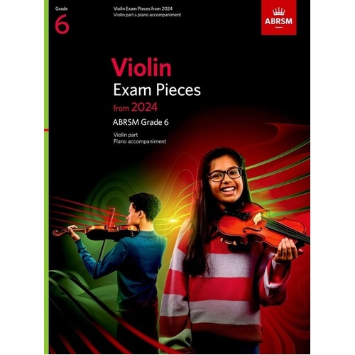 Violin Exam Pieces from 2024 ABRSM Grade 6 for Violin/Piano