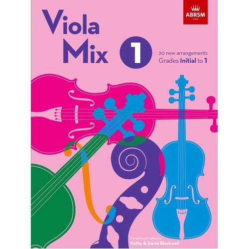 Viola Mix Book 1 for Grades Initial to 1 with Piano Accompaniment