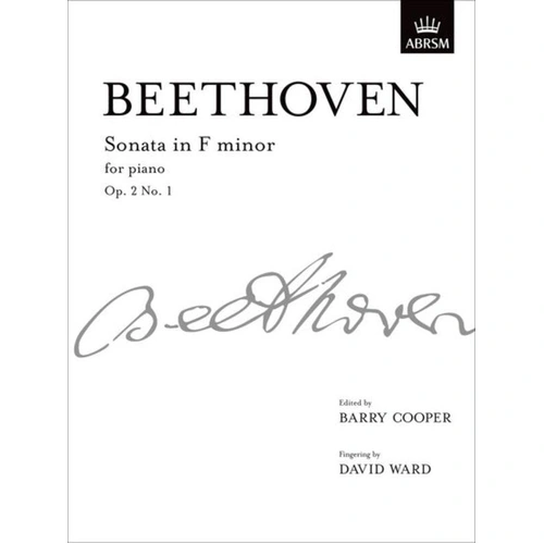 Beethoven Piano Sonata in F Minor Op 2 No 1 - Signature Series Sheet Music