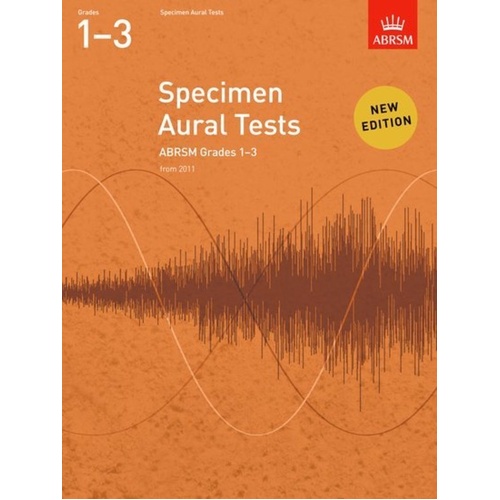 ABRSM Specimen Aural Tests Grades 1-3 2011