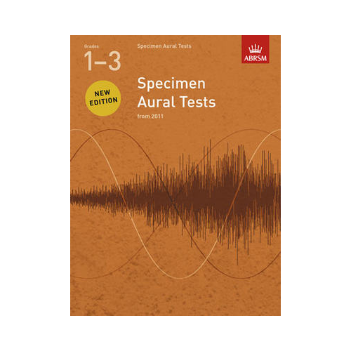 ABRSM Specimen Aural Tests Grade 1-3 Book