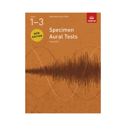 ABRSM Specimen Aural Tests Grade 1-3 Book