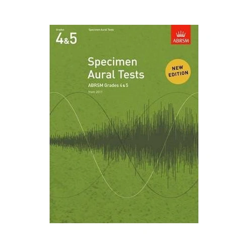 ABRSM Specimen Aural Tests Grades 4 & 5 from 2011