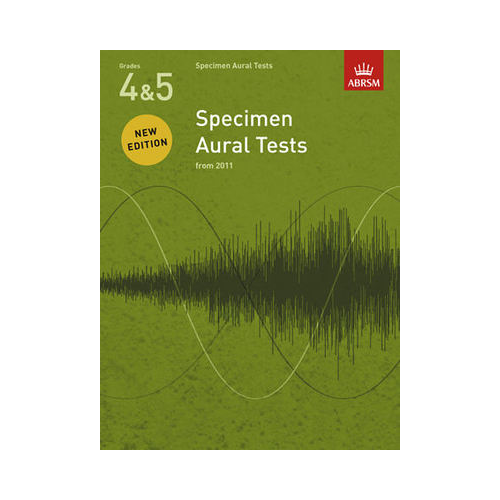 ABRSM Specimen Aural Tests Grade 4-5 Book