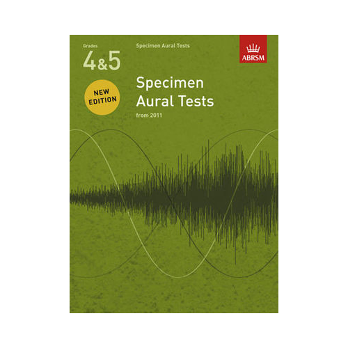 ABRSM Specimen Aural Tests Grade 4-5 Book