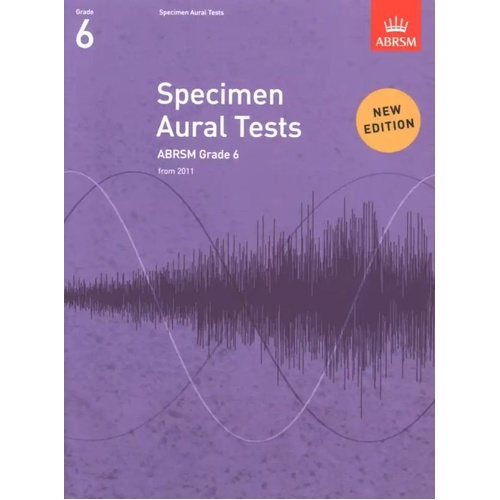 ABRSM Specimen Aural Tests Grade 6 2011