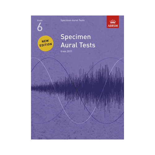 ABRSM Specimen Aural Tests Grade 6 Book