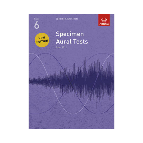 ABRSM Specimen Aural Tests Grade 6 Book