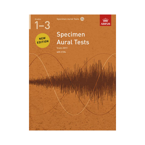 ABRSM Specimen Aural Tests Grade 1-3 Book with CD