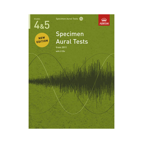 ABRSM Specimen Aural Tests Grade 4-5 Book with CD