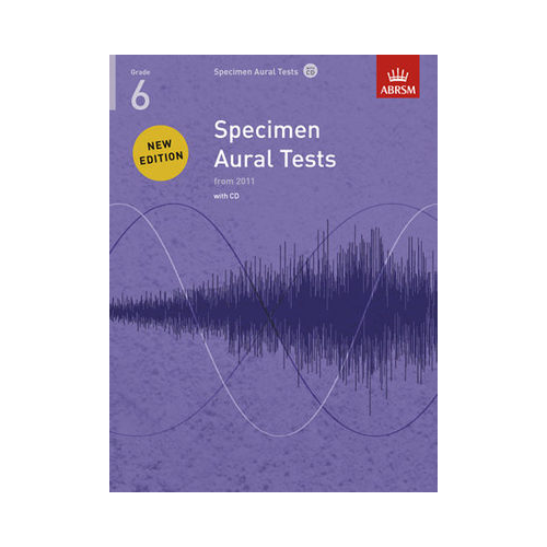 ABRSM Specimen Aural Tests Grade 6 Book with CD