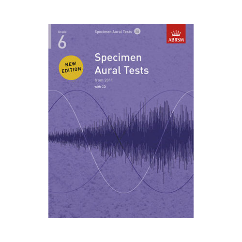 ABRSM Specimen Aural Tests Grade 6 Book with CD