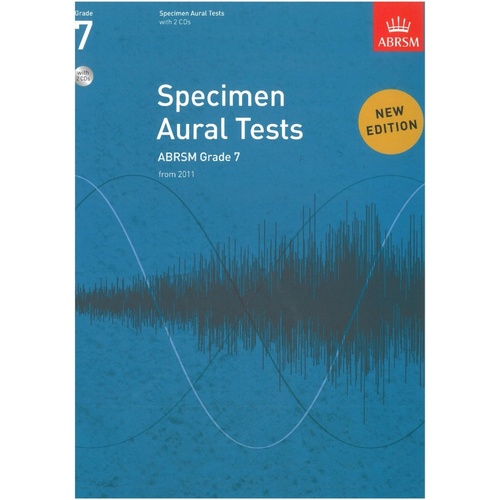 ABRSM Specimen Aural Tests Grade 7 with 2 CDs