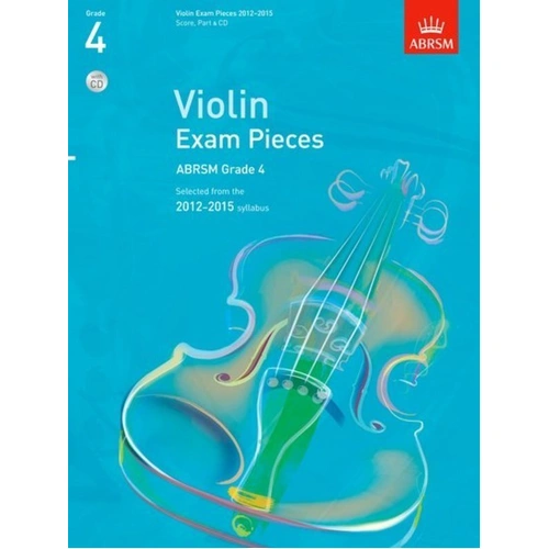 Violin Exam Pieces 2012-2015 ABRSM Grade 4 Score Part & CD