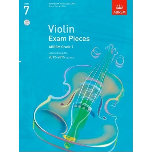 Violin Exam Pieces 2012-2015 ABRSM Grade 7 Score Part & CD