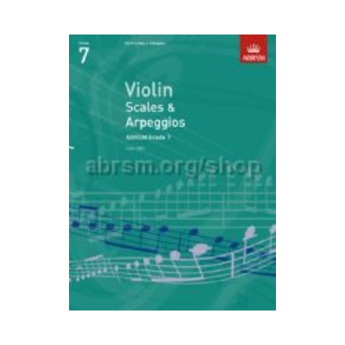 ABRSM Violin Scales & Arpeggios Grade 7 Exam Book