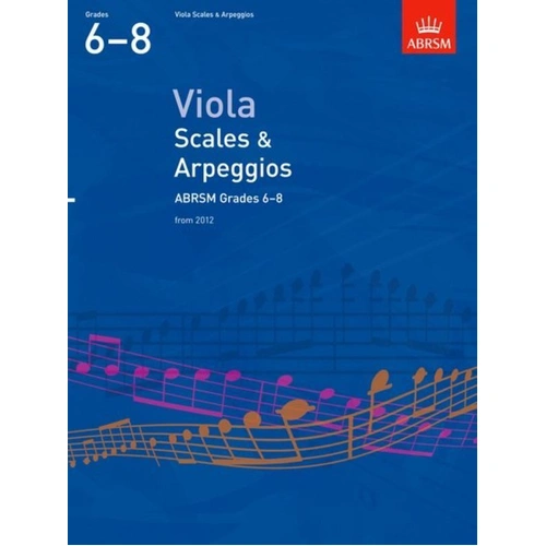 ABRSM Viola Scales & Arpeggios for Grades 6-8