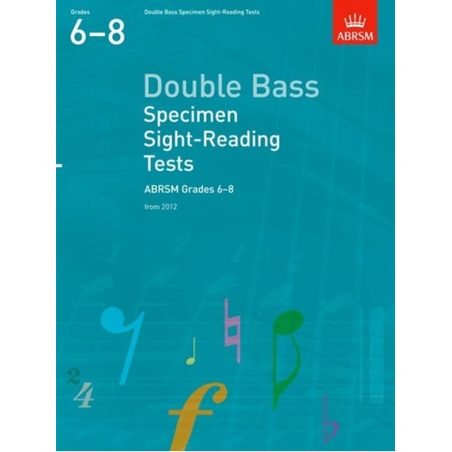 ABRSM Double Bass Scales & Arpeggios Grades 6-8 2012 Edition