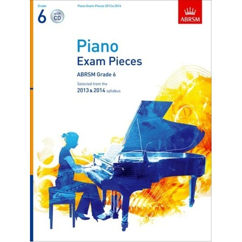 ABRSM Piano Exam Pieces 2013-2014 Grade 6 Book with CD