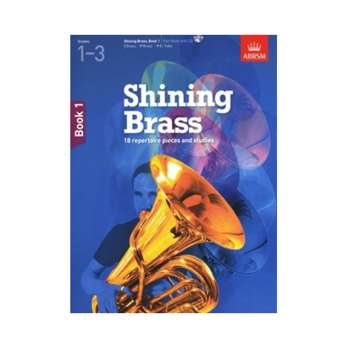 ABRSM Shining Brass Book 1 Grades 1-3 Book/CD for French Horn