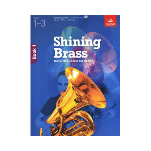 ABRSM Shining Brass Book 1 Grades 1-3 Book/CD for Brass Instruments