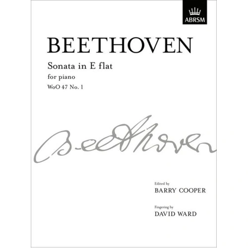 Beethoven Piano Sonata in Eb WoO 47 No 1 Sheet Music for Piano Solo