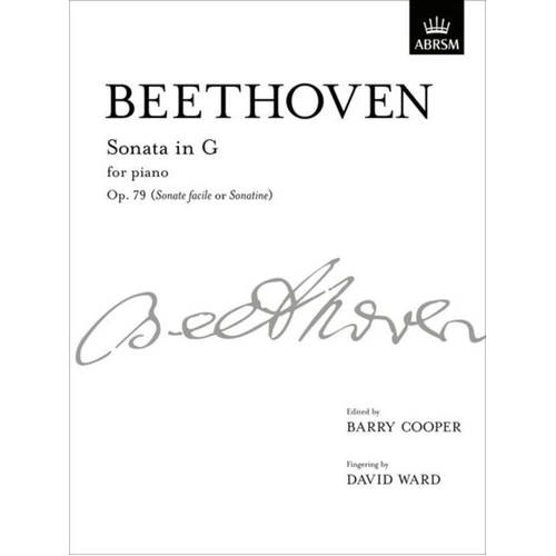 Beethoven Piano Sonata in G Major, Op. 79 - Piano Sheet Music