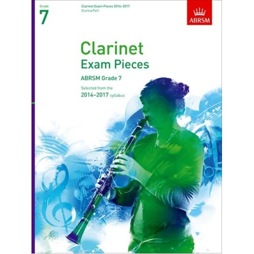 ABRSM Clarinet Exam Pieces 2014-2017 Grade 7 Score & Part