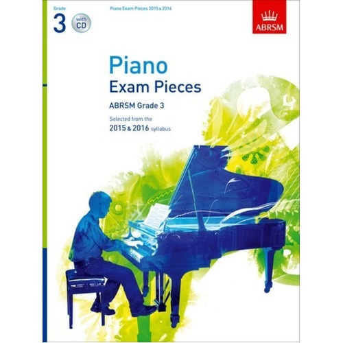 ABRSM Piano Exam Pieces 2015-2016 Grade 3 Book with CD