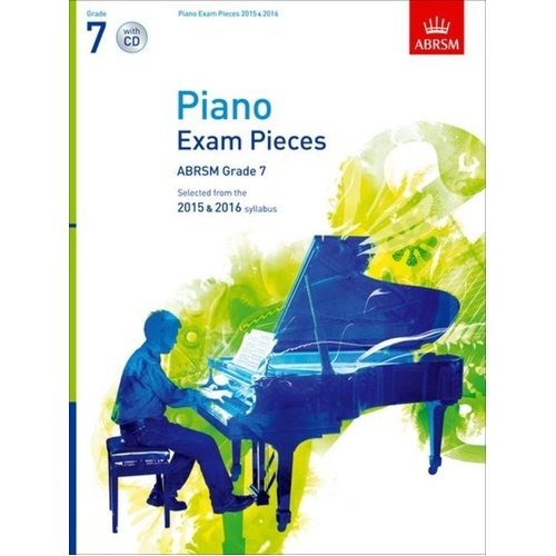 ABRSM Piano Exam Pieces 2015-2016 Grade 7 Book with CD