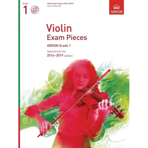 Violin Exam Pieces Grade 1 2016-2019 ABRSM with Piano Accompaniment and CD