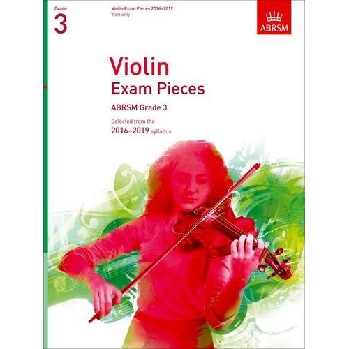 Violin Exam Pieces Grade 3 2016-2019 ABRSM