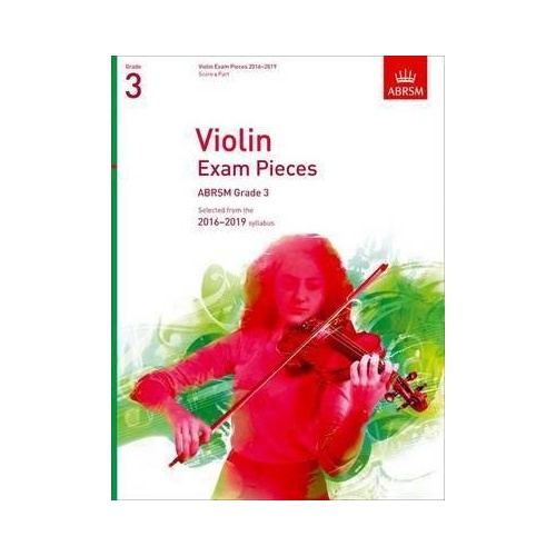 Violin Exam Pieces Grade 3 2016-2019 ABRSM